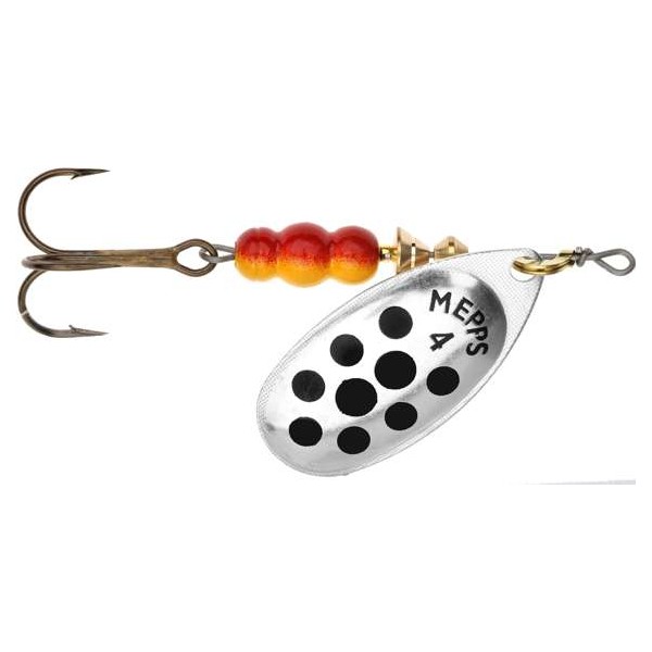 Mepps Aglia Decorees Srebr/Czarne Kropki nr.4/9g