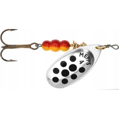 Mepps Aglia Decorees Srebr/Czarne Kropki nr.4/9g