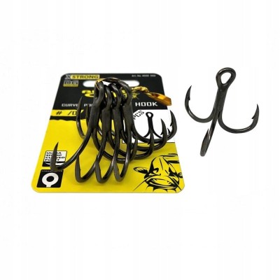 Kotwiczka Black Cat Curved Point 2/0 DG Coating 5szt.