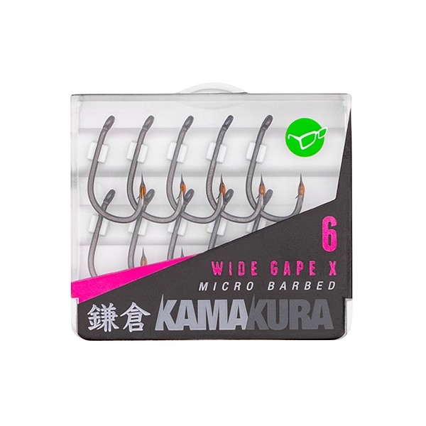 Korda Haki Kamakura Wide Gape X r.6/10szt