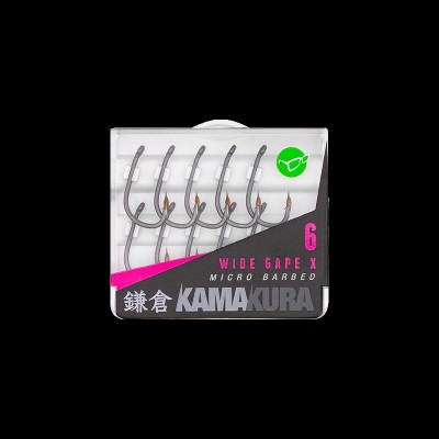 Korda Haki Kamakura Wide Gape X r.6/10szt