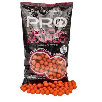 Starbaits Kulki Probiotic Peach & Mango 14mm/1kg