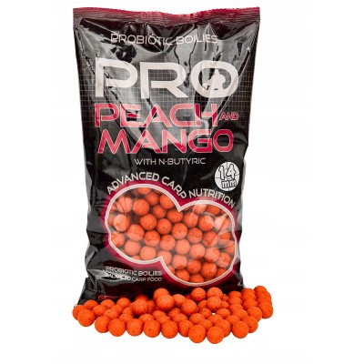 Starbaits Kulki Probiotic Peach & Mango 14mm/1kg