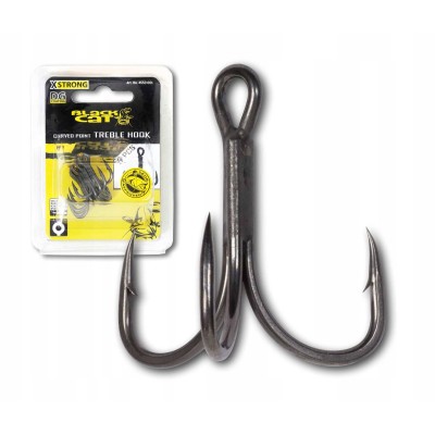 Black Cat Kotwiczka Curved Point 1/0 DG Coating 5szt