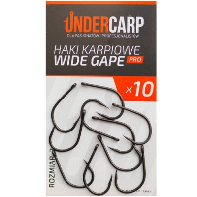 UnderCarp Haki Karpiowe Wide Gape PRO nr. 2/10szt.