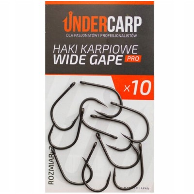 UnderCarp Haki Karpiowe Wide Gape PRO nr. 2/10szt.