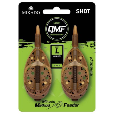 Mikado Koszyk Method Feeder Shot QMF r.L/40g  2szt