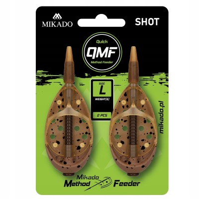 Mikado Koszyk Method Feeder Shot QMF r.L/40g  2szt