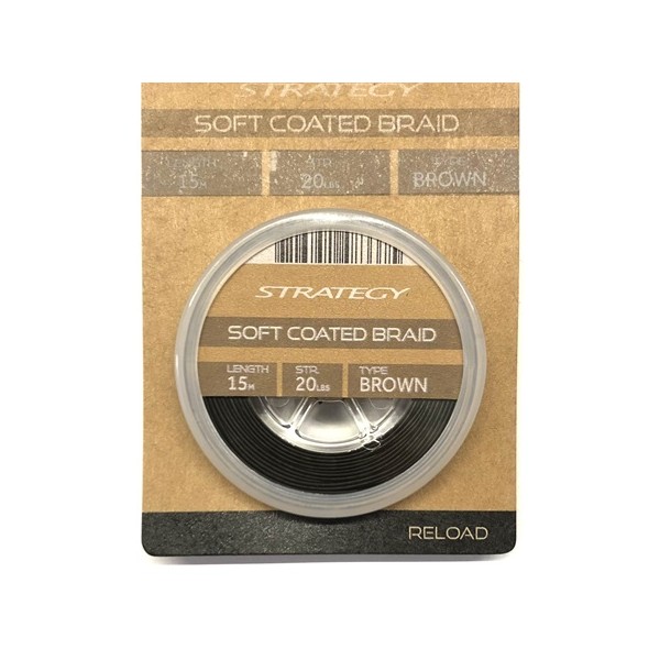 Strategy Plecionka w Otulinie Brązowa 20lbs/15m