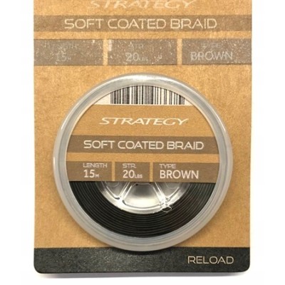 Strategy Plecionka w Otulinie Brązowa 20lbs/15m