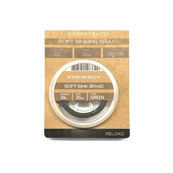 Strategy Plecionka Przyponowa Zielona 20lbs/20m