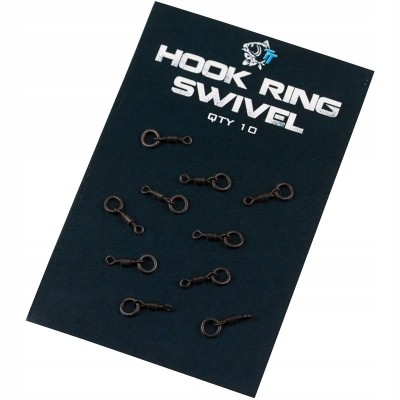 NASH Tackle Hook Ring Swivels/10szt