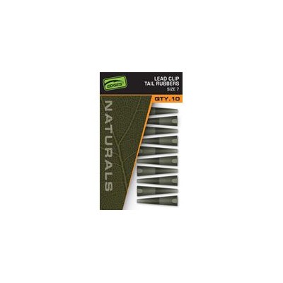Fox Naturals Lead Clips Tail Rubbers #7/10szt