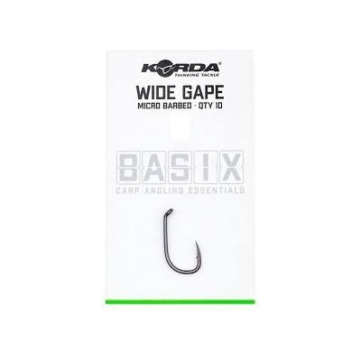 Korda Haki Basix Wide Gape r.4/10szt