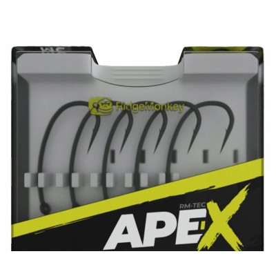 RidgeMonkey Haki Ape-X Medium Curve Barbed nr.8/10szt.