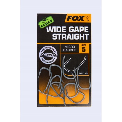 FOX Edges Arma Point Wide Gape Straight Haki r.2/10szt.