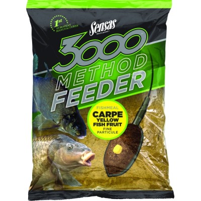 Sensas Zanęta 3000 Method Carpe Yellow 1kg