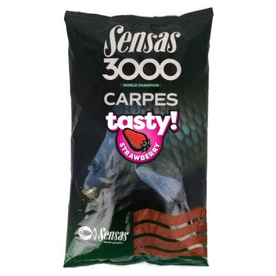 Sensas Zanęta 3000 Carp Tasty Strawberry 1kg