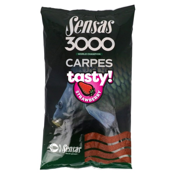 Sensas Zanęta 3000 Carp Tasty Strawberry 1kg