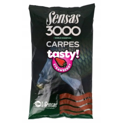Sensas Zanęta 3000 Carp Tasty Strawberry 1kg