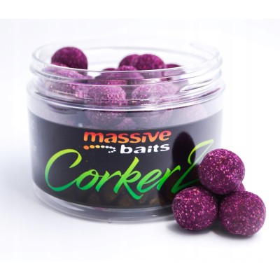 Massive Baits Kulki Corkerz Strawberry Bergamotta 18mm/300ml