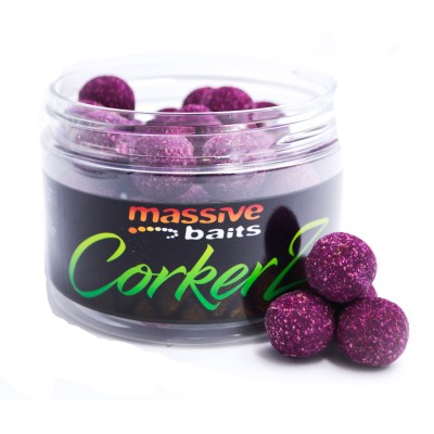 Massive Baits Kulki Corkerz Strawberry Bergamotta 18mm/300ml