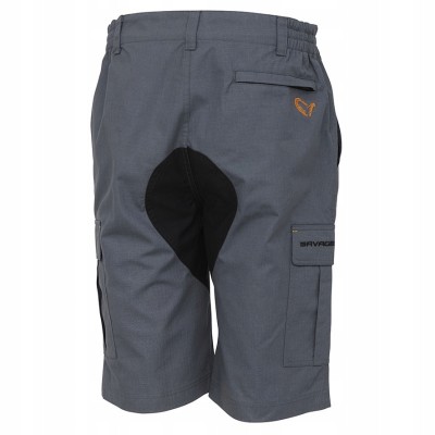 Savage Gear Spodenki Fighter Shorts r.XXL Castlerock Grey