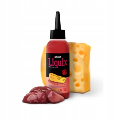 Delphin Fluo dip D SNAX LiquiX Ser-Wątroba/100ml