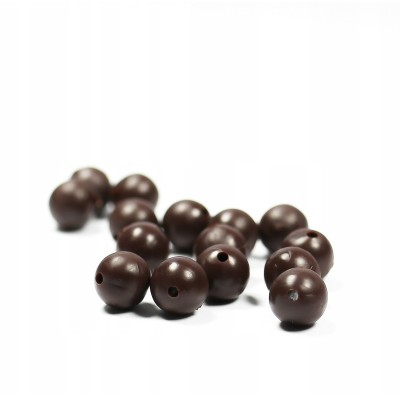 UnderCarp Koralik samoblokujący brązowy 6mm/15szt.