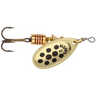 Mepps Aglia Decorees Złota/Czrne Kropki nr.2/3.5g