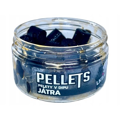 LK Baits Pop Up Pellets in Dip Smoked Liver 12mm/40g