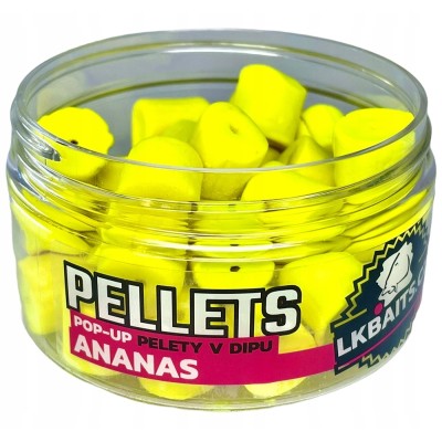 LK Baits Pop Up Pellets in Dip Smoked Liver 12mm/40g