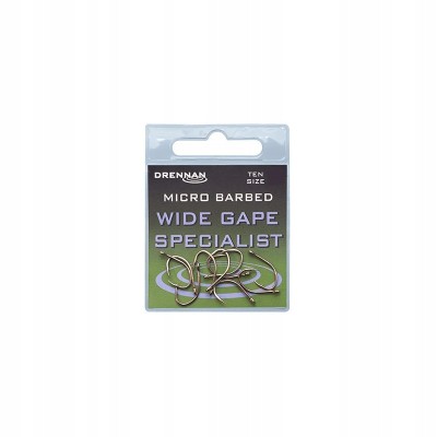 Drennan Haki WIDE GAPE SPECIALIST nr.12/10szt.