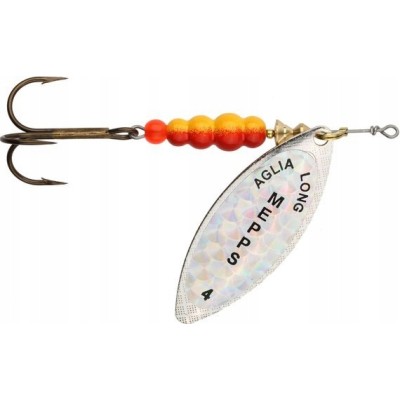 Mepps Aglia Long Rainbo Srebrna nr.4/17g