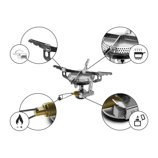 Delphin Kuchenka Gazowa Flamer 3000W