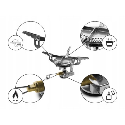 Delphin Kuchenka Gazowa Flamer 3000W