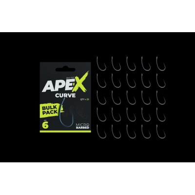 RidgeMonkey Haki Ape-X Curve r.6/25szt