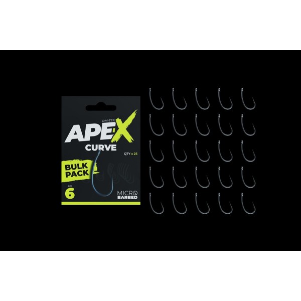 RidgeMonkey Haki Ape-X Curve r.6/25szt