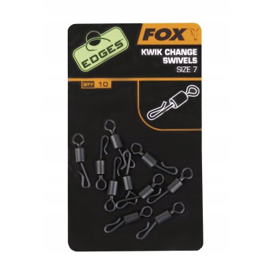Fox Edges Krętlik do Szybkiej Wymiany r.7/10szt.