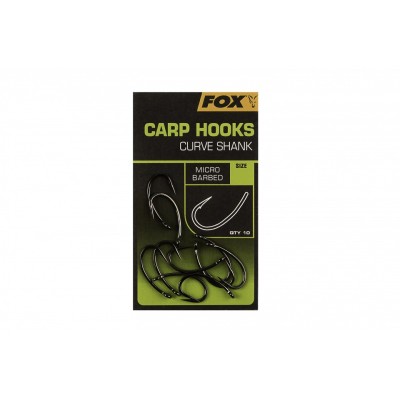 FOX Carp Curve Shank Haki r.8/10szt.