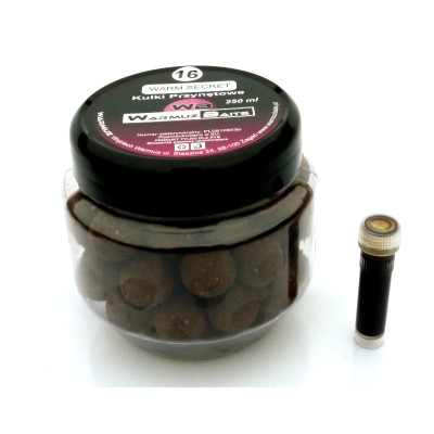 Warmuz Warm Secret Kulki Przynętowe 16mm + dopalacz 250ml