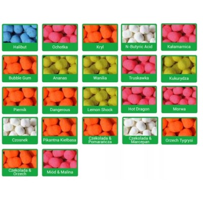 Meus Dumbells Fluo Pop Up Czekolada/Pomarańcza MINIS 8mm/15g