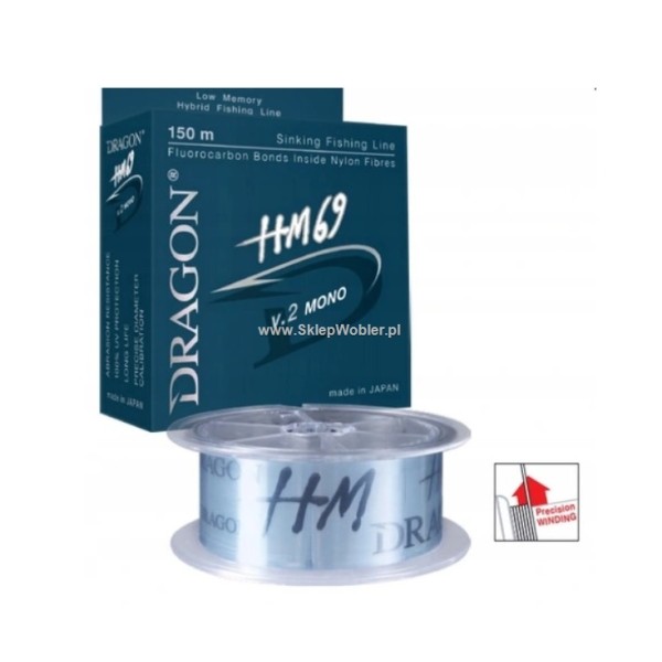 Dragon Żyłka HM69 Pro v.2 Mono 0.162mm/3.65kg/150m