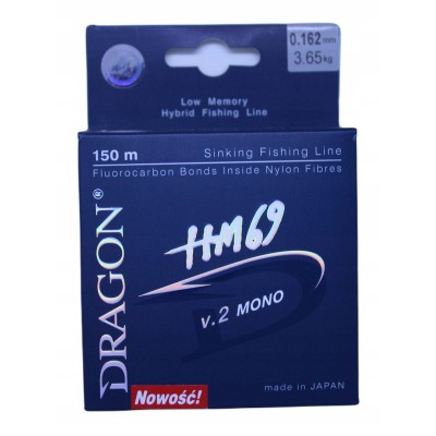 Dragon Żyłka HM69 Pro v.2 Mono 0.162mm/3.65kg/150m