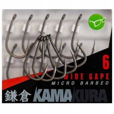Korda Haki Kamakura Wide Gape r.6/10szt