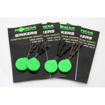 Korda Sinkers Large Weedy Green/9szt