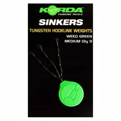 Korda Sinkers Large Weedy Green/9szt