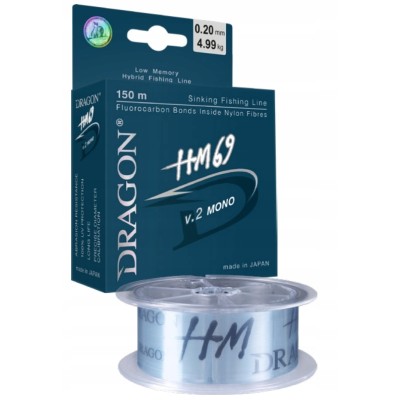 Dragon Żyłka HM69 Pro v.2 Mono 0.141mm/2.71kg/150m