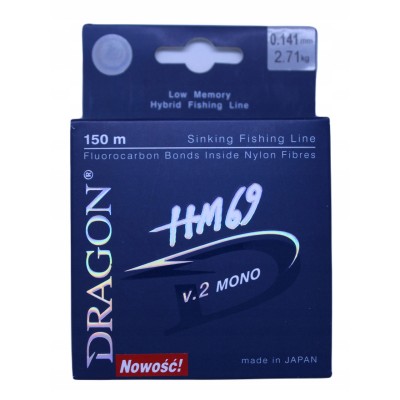 Dragon Żyłka HM69 Pro v.2 Mono 0.141mm/2.71kg/150m
