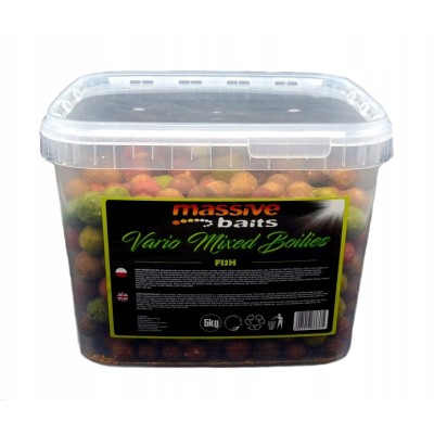 Massive Baits Fish Vario Mixed Boilies 14/18/24mm 5kg